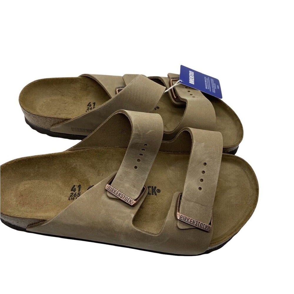 Birkenstock Arizona Tobacco Brown Regular New with Box Size EU 41 Women 10 Men 8 - Picture 4 of 15